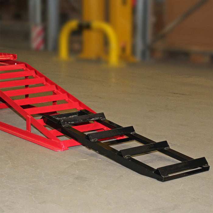 Prolunghe per rampe di carico 2x400kg Estensioni per rampa carrabile auto 650x195mm Acciaio