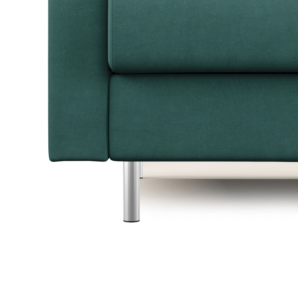 Megan Divano letto matrimoniale in microfibra smacchiabile T11 168 cm (mat. 120x197) verde