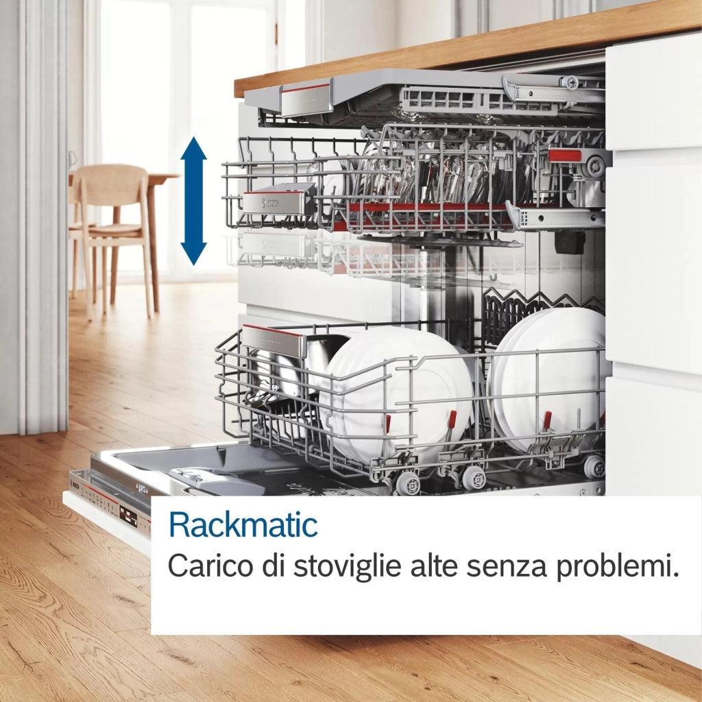Bosch Serie 6 SMH6YCX02E lavastoviglie A scomparsa totale 14 coperti A