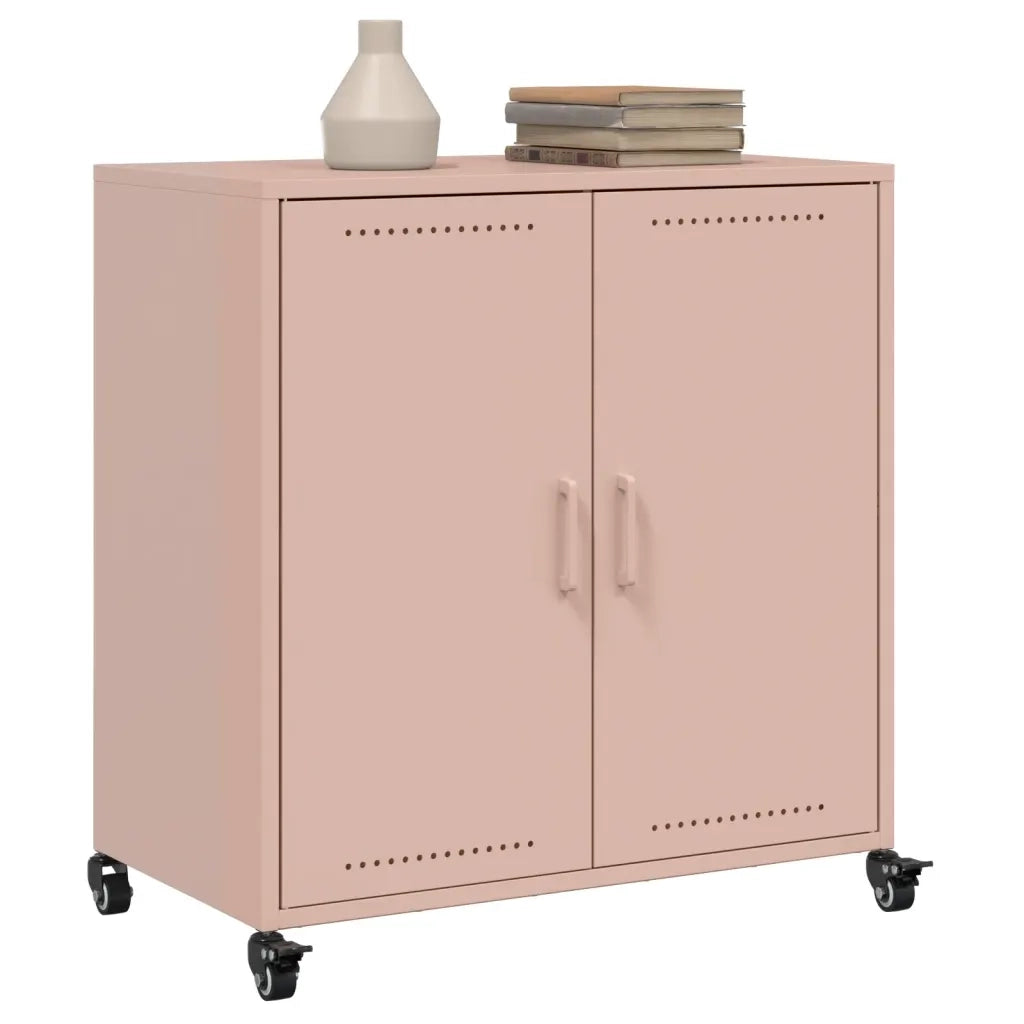 Credenza Rosa 68x39x72 cm in Acciaio 846657