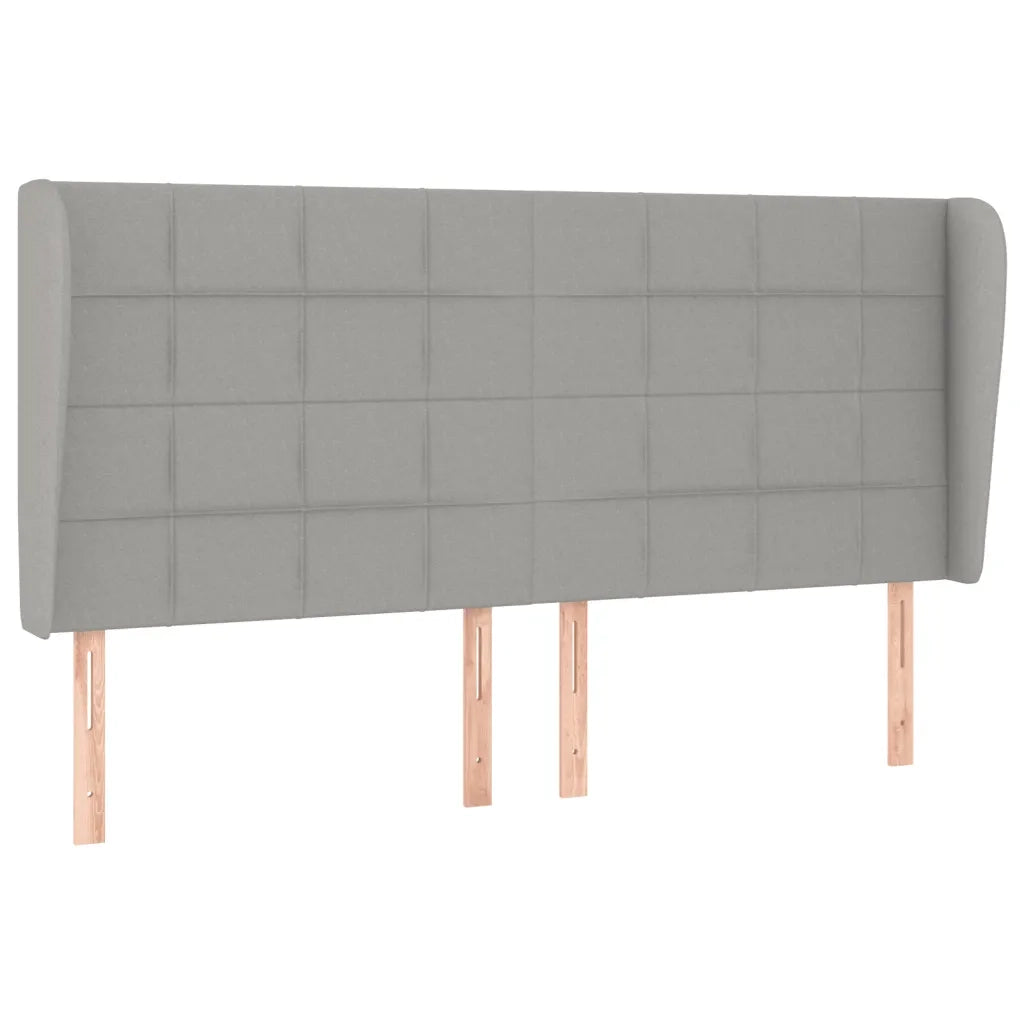 Giroletto a Molle con Materasso Grigio Chiaro180x200 cm Tessuto 3127981