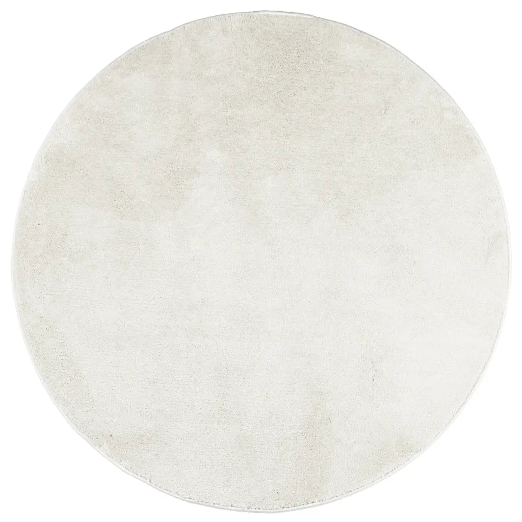 Tappeto OVIEDO a Pelo Corto Crema Ã˜ 120 cm