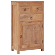 Credenza cassettiera cassettiera mobile contenitore organizer cucina soggiorno soggiorno 50 x 30 x 90 cm legno massello di teak marrone 02_0029584
