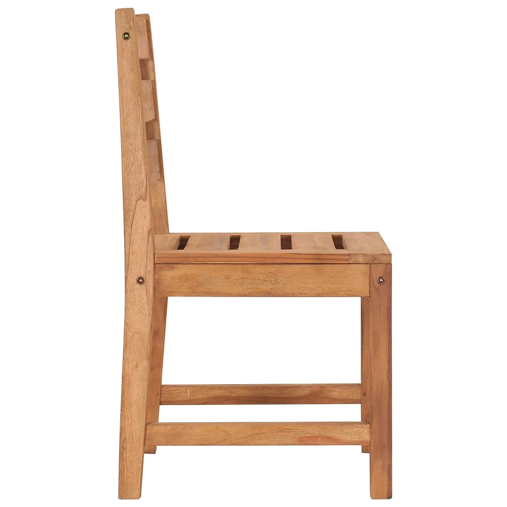 Sedie da Giardino 4 pz il Legno Massello di Teak 3157174