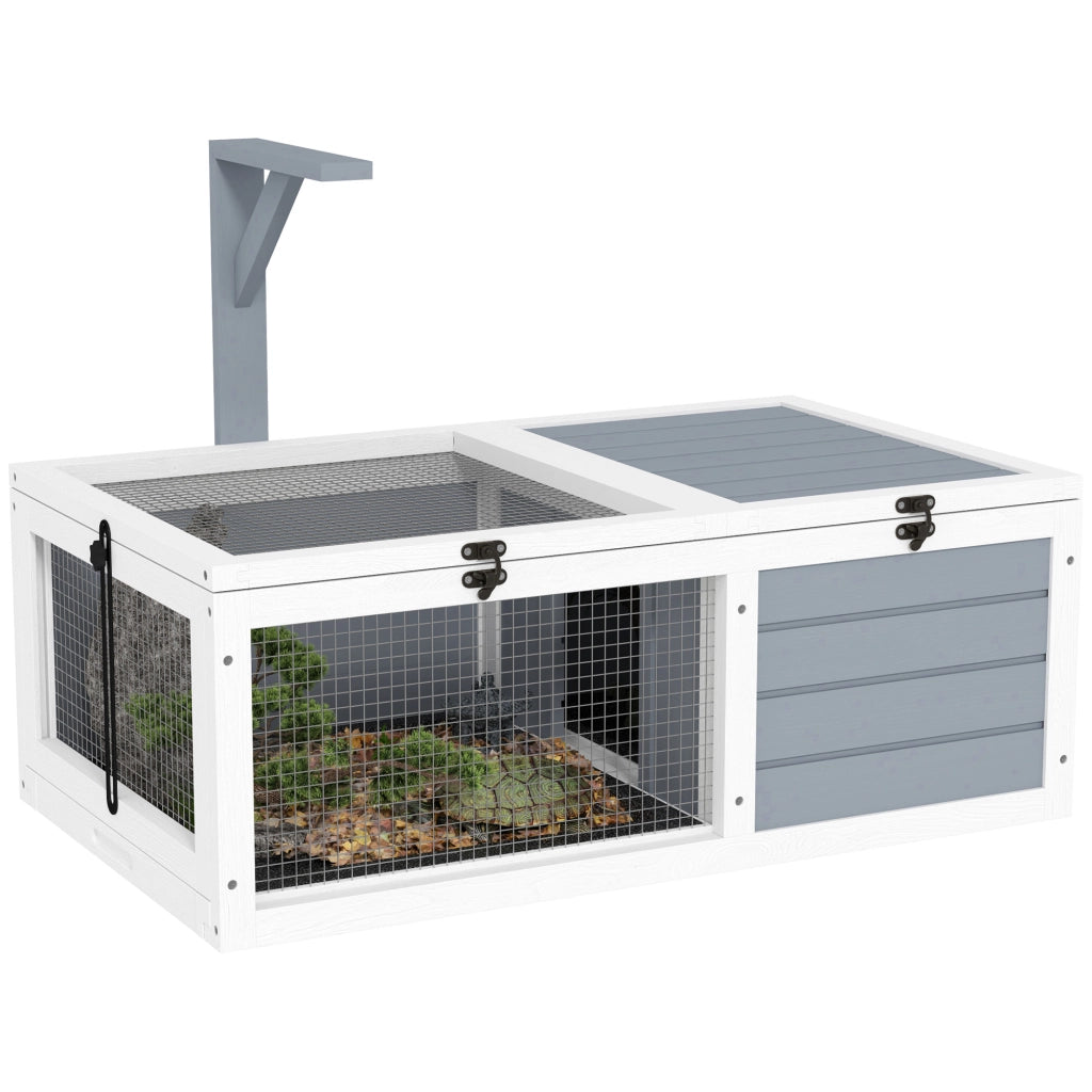 Gabbia per animali domestici ¨C zephmum ¨C grigio 81x48x31,5 cm