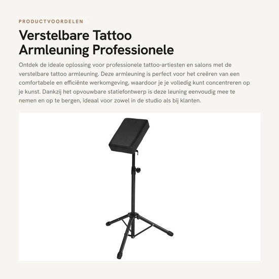 Supporto per braccio per tatuaggi regolabile - Standard per braccio regolabile