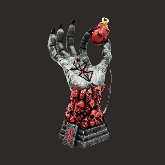 Figura Berserk Mano di Dio, Opera d'arte Anime Decorazione per fan Figura Halloween Decorazione in resina (Figura Berserk, una dimensione)
