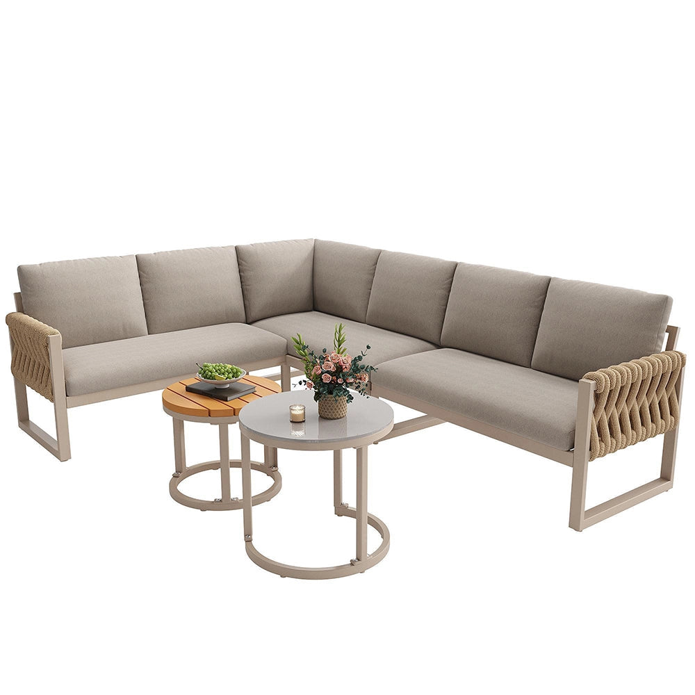 Set da giardino modulare - Xylo - Regolabile impermeabile per 5-6 persone