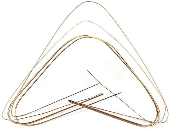 Set di stecchi saldatori metallici - 4 pezzi - Adatti per argento, oro, rame e ferro - 0,5 mm 0,7 mm 1,0 mm 1,5 mm