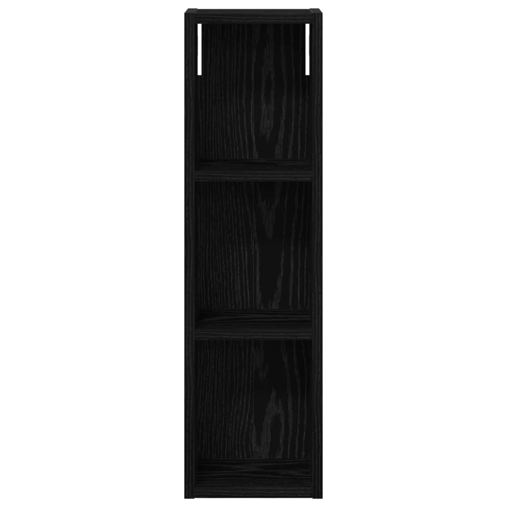 Armadio da bagno a muro Rovere Nero 20 x 14 x 70 cm 889296