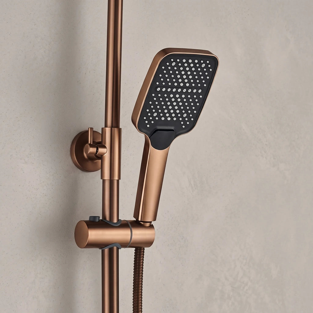Set Doccia Premium Rea Joe Brush Copper