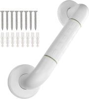 Supporto per doccia Leuning - 30 cm - supporto per doccia anti-valco - con maniglia antiscivolo e cerchio illuminante - maniglia di sicurezza - adatto a bambini, anziani, disabili