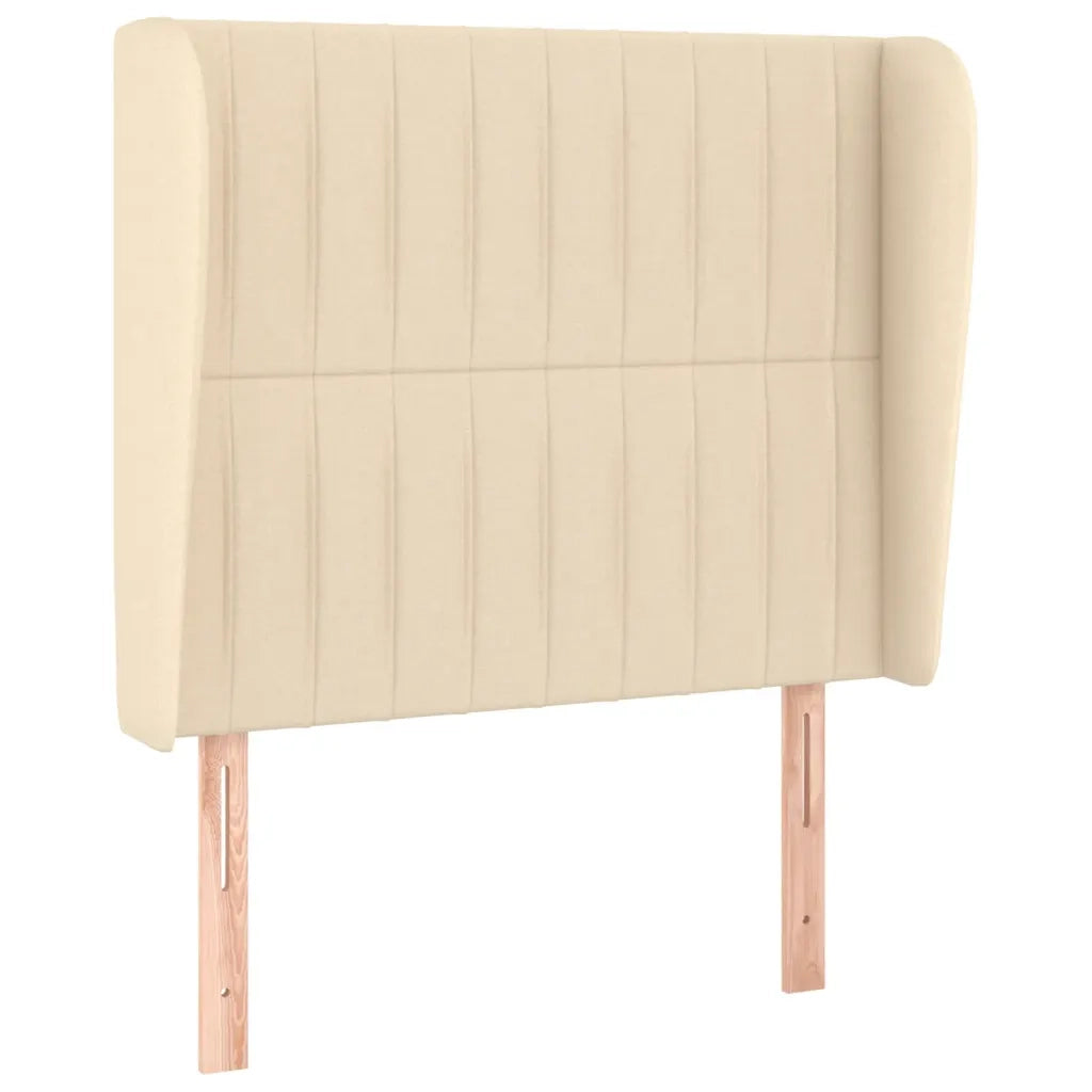 Giroletto a Molle con Materasso Crema 90x200 cm inTessuto 3128098