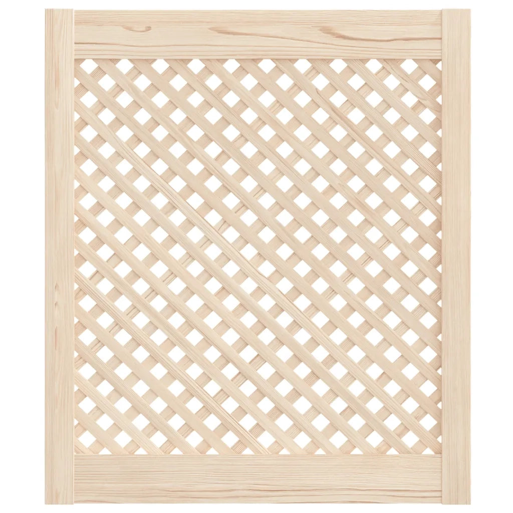 Ante con Design a Reticolo 2 pz 59,5x69 cm in Legno di Pino 372795
