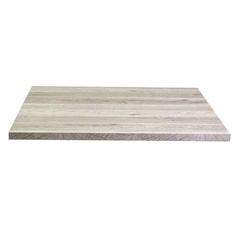 Top tavolo nobilitato rovere medusa quadro cm 80x1,8x80