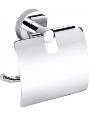 Portarotolo COLORADO con coperchio in ottone cromato 14,2cm