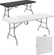Tavolo pieghevole - 182x74cm - Tavolo da campeggio - Tavolo da festa - Tavolo da soccorso