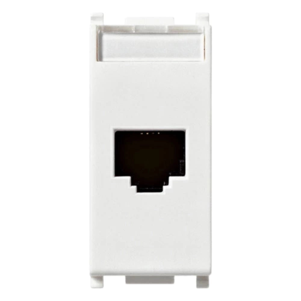 Vimar presa rj45 cat 5e utp netsafe bianca per reti dati