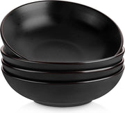 Set di piatti per zuppe, MODA set di 4 piatti per pastasciutta, piatti per spaghetti, piatti per noodle, piatti per ramen, piatti per cibi in brodo, piatti multifunzionali