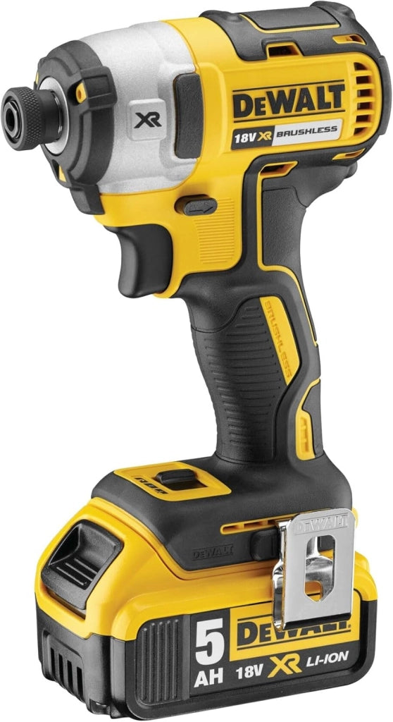 DEWALT DCK383P2T-QW Kit Di 3 Strumenti 18 V, Trapano Avvitatore Compatto, Avvitatore A Urti E Meuleuses