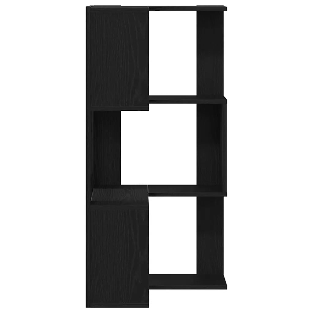 Libreria-Scaffale per Libri-Mobile di Stoccaggio Rovere Nero 50 x 50 x102 cm