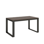 Tavolo allungabile 90x160/420 cm Tekno Evolution Noce telaio Antracite