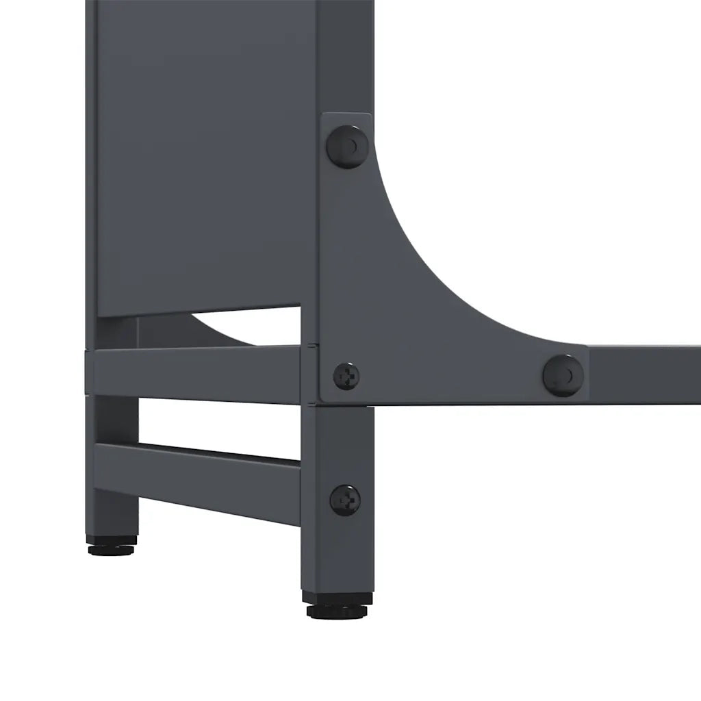 Rastrelliera per Legna da Ardere Antracite 90x28x65 cm CFW2077561