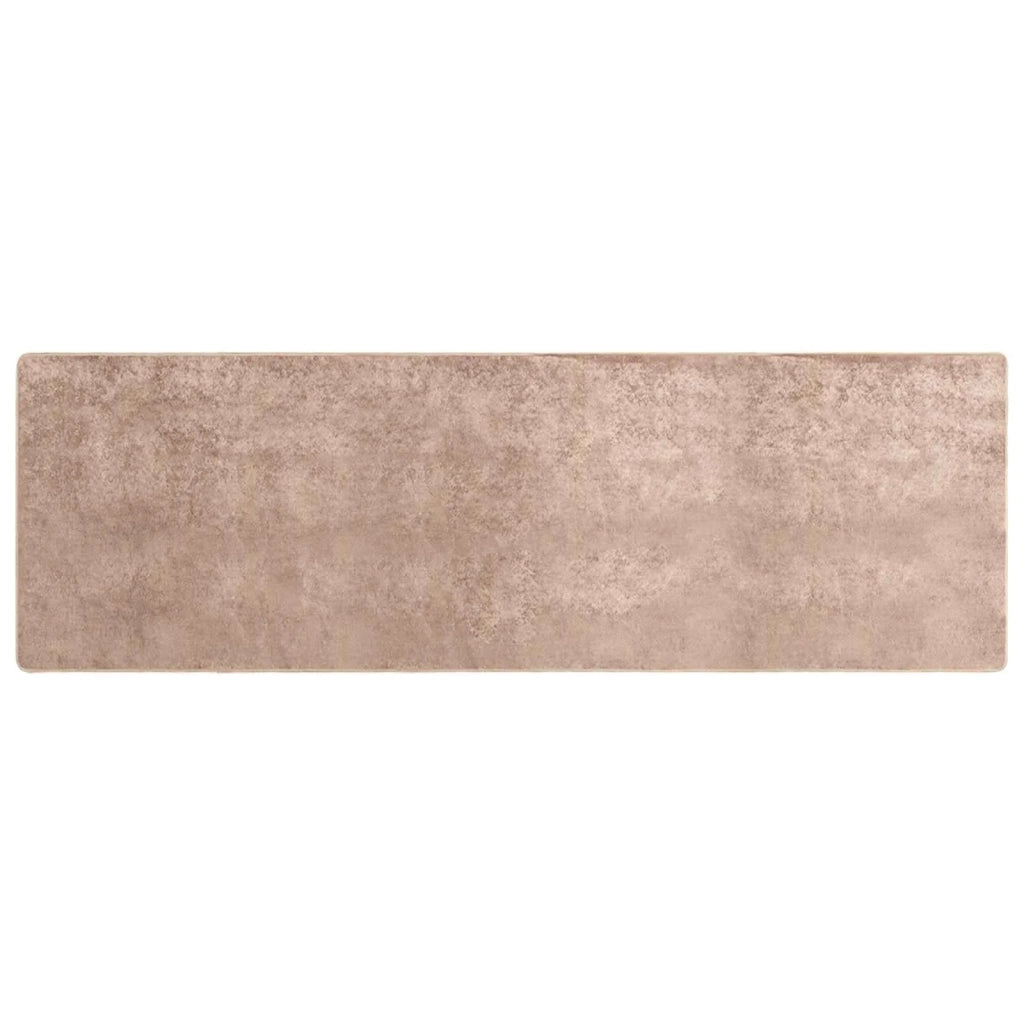 Runner Tappeto MARSA Sabbia 100 x 300 cm Poliestere e PVC