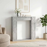 Cornice per camino Grigio Cemento 100 x 20 x 100 cm 8006618