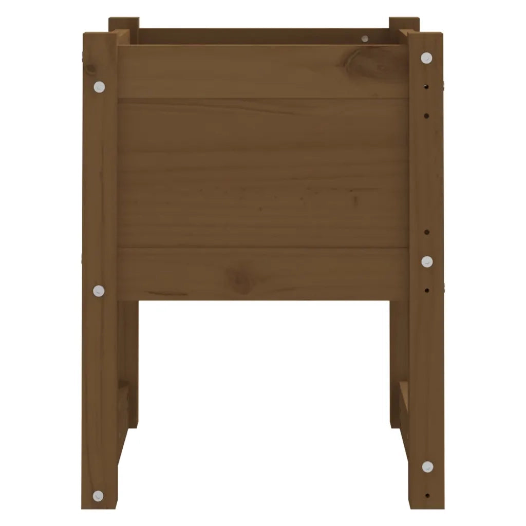 Fioriere 2 pz Ambra 40x40x52,5 cm in Legno Massello di Pino