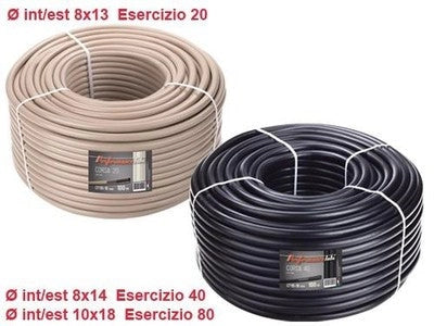 TUBI TUBO IN PVC PER IRRORAZIONE IRRIGAZIONE  INT/EST 8x14 - ESERC.40