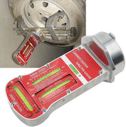 Strumento di allineamento ruote magnetico - Strumento di allineamento ruota - Angolo camber/angolo caster/angolo kingpin - Costruzione in metallo di alta qualità - Duraturo e preciso - Strumento di allineamento ruota con misuratore