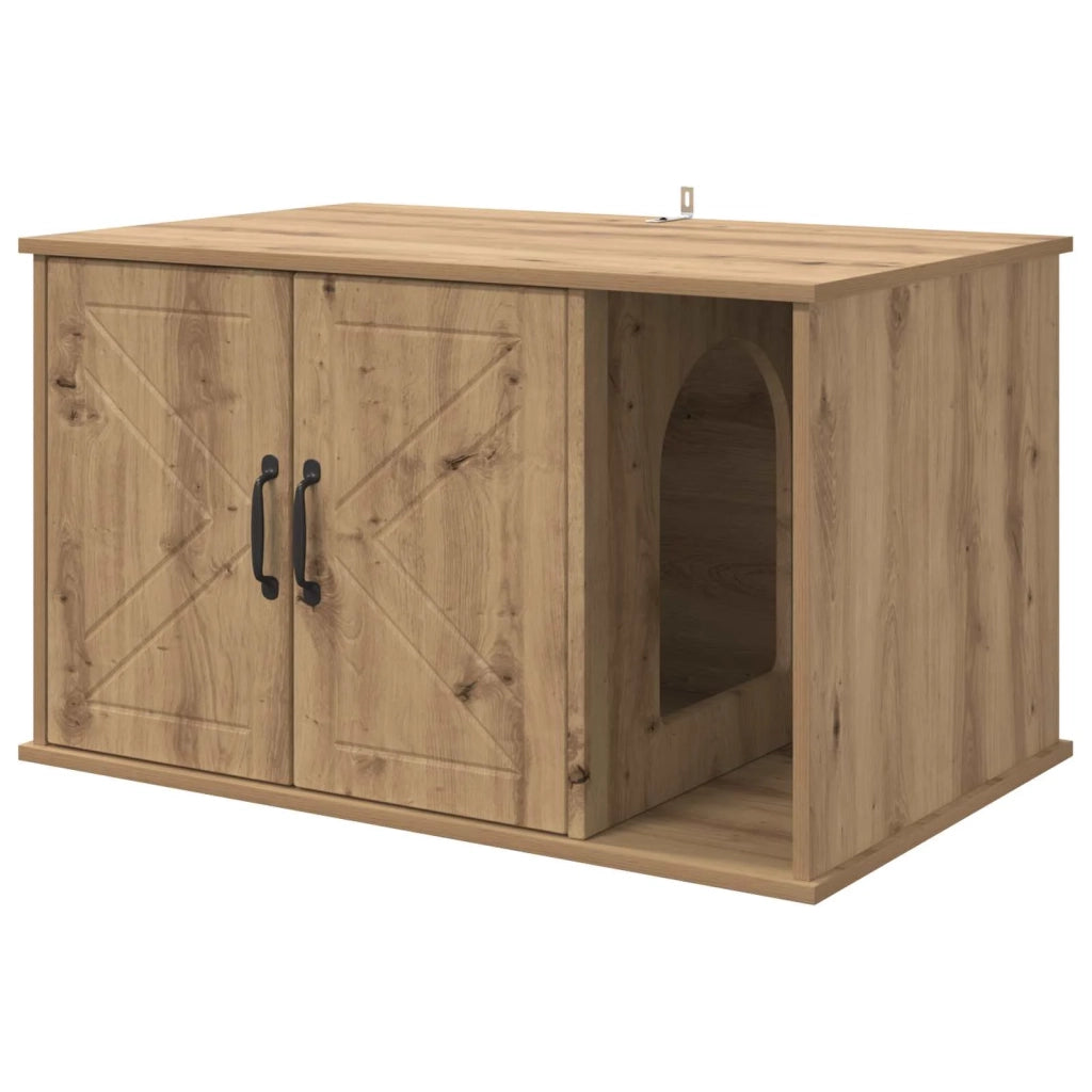Casa per Gatti Rovere Artigianale 85 x 55 x 50 cm