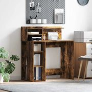 Scrivania Rovere fumé 90 x 48 x 101,5 cm Legno multistrato 869526