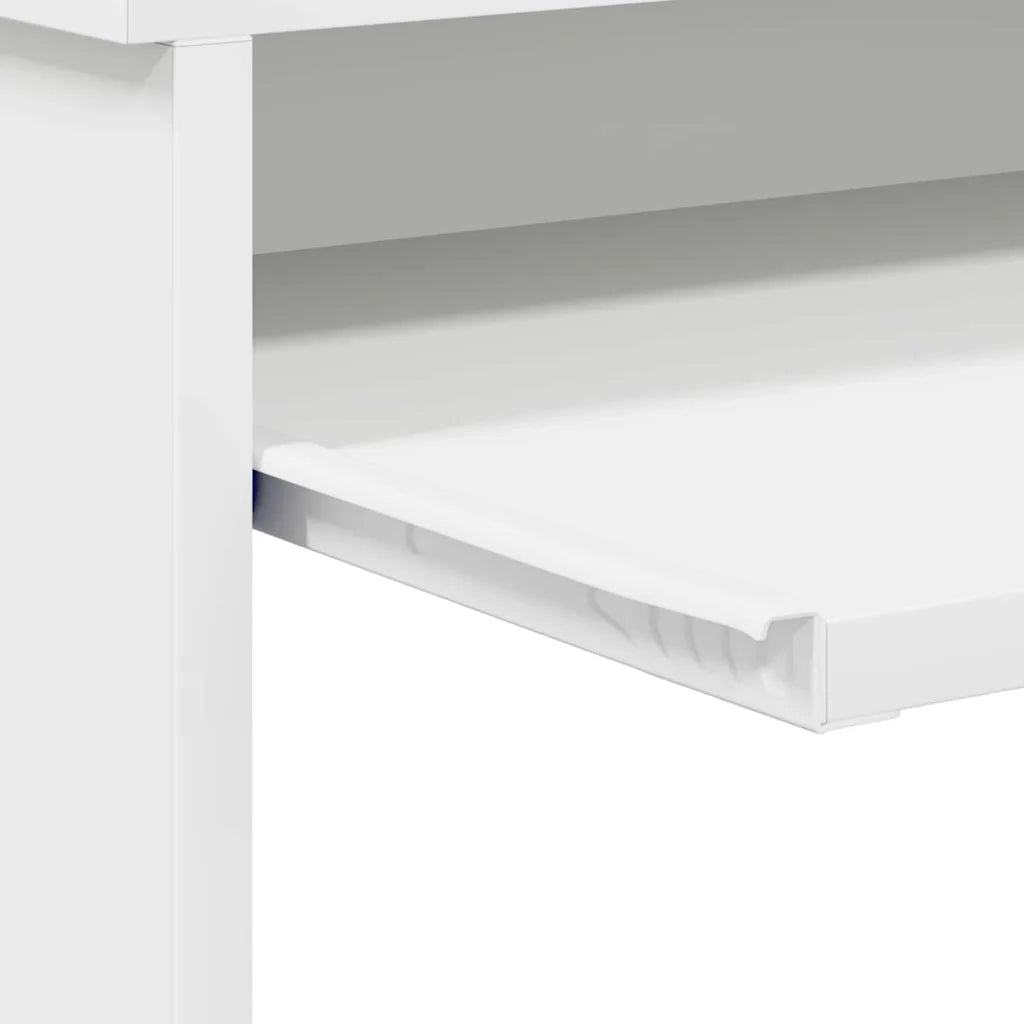 Scrivania Bianco 120,5 x 44 x 88,5 cm Legno multistrato 869474
