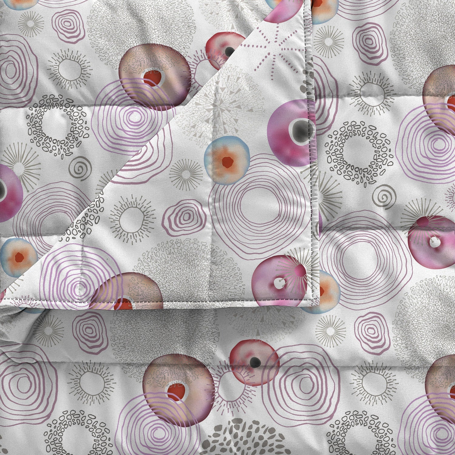 Trapuntino Estivo Singolo in Microfibra 100 gr con Stampa Morfeo Basic