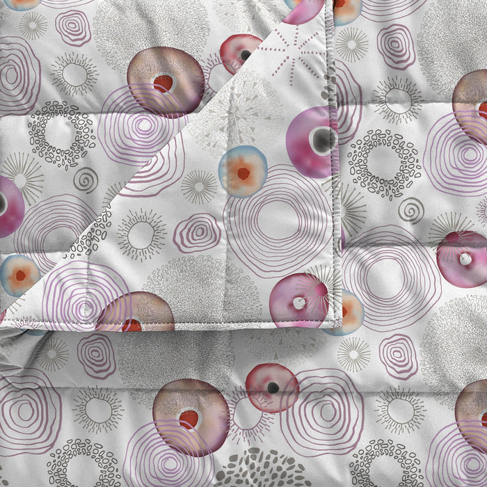 Trapuntino Estivo Singolo in Microfibra 100 gr con Stampa Morfeo Basic