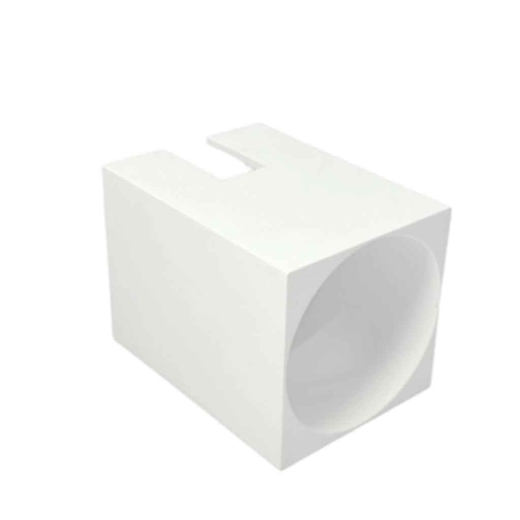 Cover Cubo Per Faretto Snodo Metallo Bianco