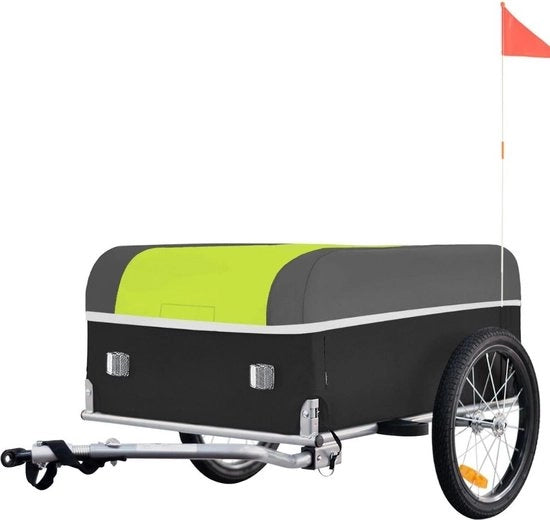 Carrello da Bicicletta - Capacità di Carico 130 Litri - Carrello per Bicicletta - Carrello per Cicli - Carrozzino - 130 x 75 x 55 cm
