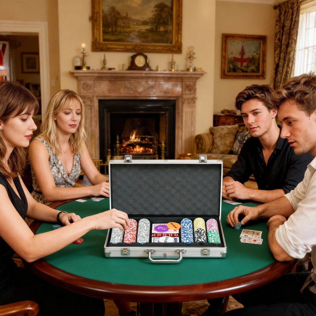 Set Poker Professionale ¨C Xylo ¨C 300 Fiches 2 Mazzi Carte Tappetino Feltro Valigetta