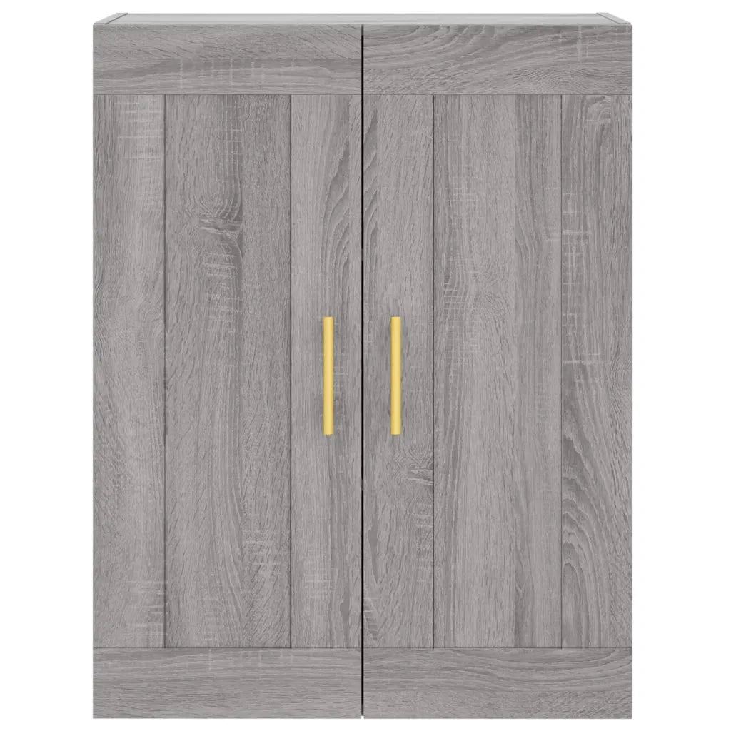 Credenza Grigio Sonoma 69,5x34x180 cm in Legno Multistrato 3199871