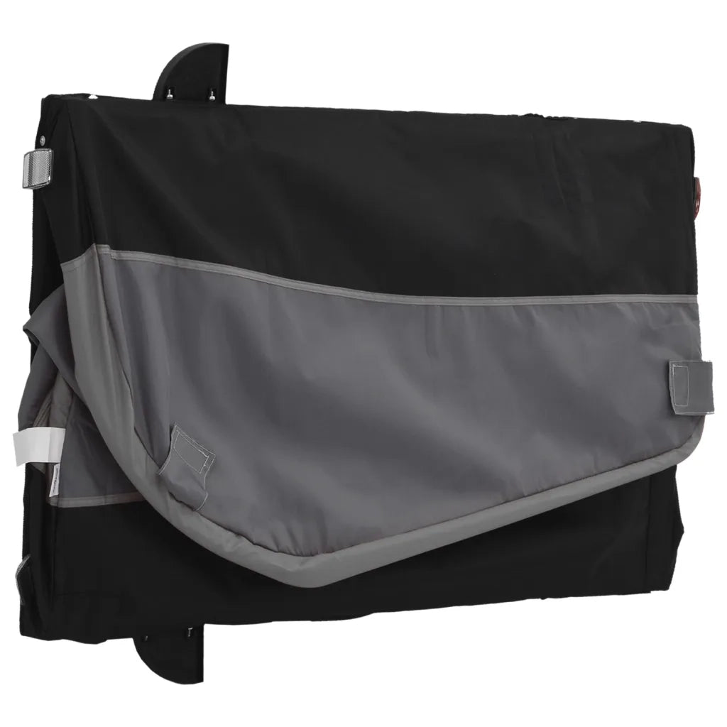 Rimorchio da Bici Nero e Grigio 30 kg in Ferro CFW8281632
