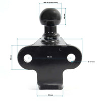 Gancio di traino a sfera per trattore Forza di trazione 3,5t Gancio di traino con testa a sfera Auto