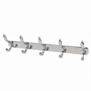 Trade Shop - Appendino Appendi Abiti Multiuso A 5 Ganci Ali Finitura Cromo Lucido 52182 -