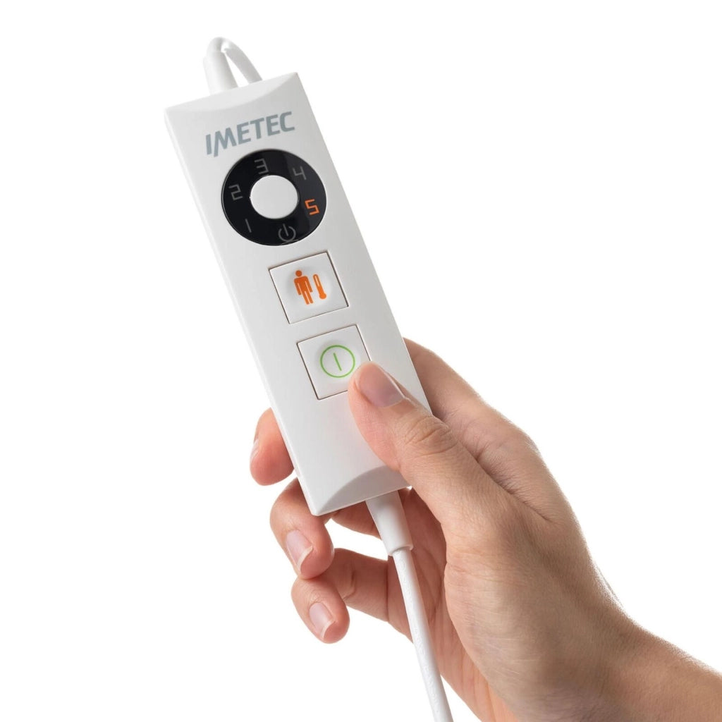 Imetec Scaldapiedi Tecnologia Intellisense, 52x54 cm, 5 temperature, Rapido riscaldamento