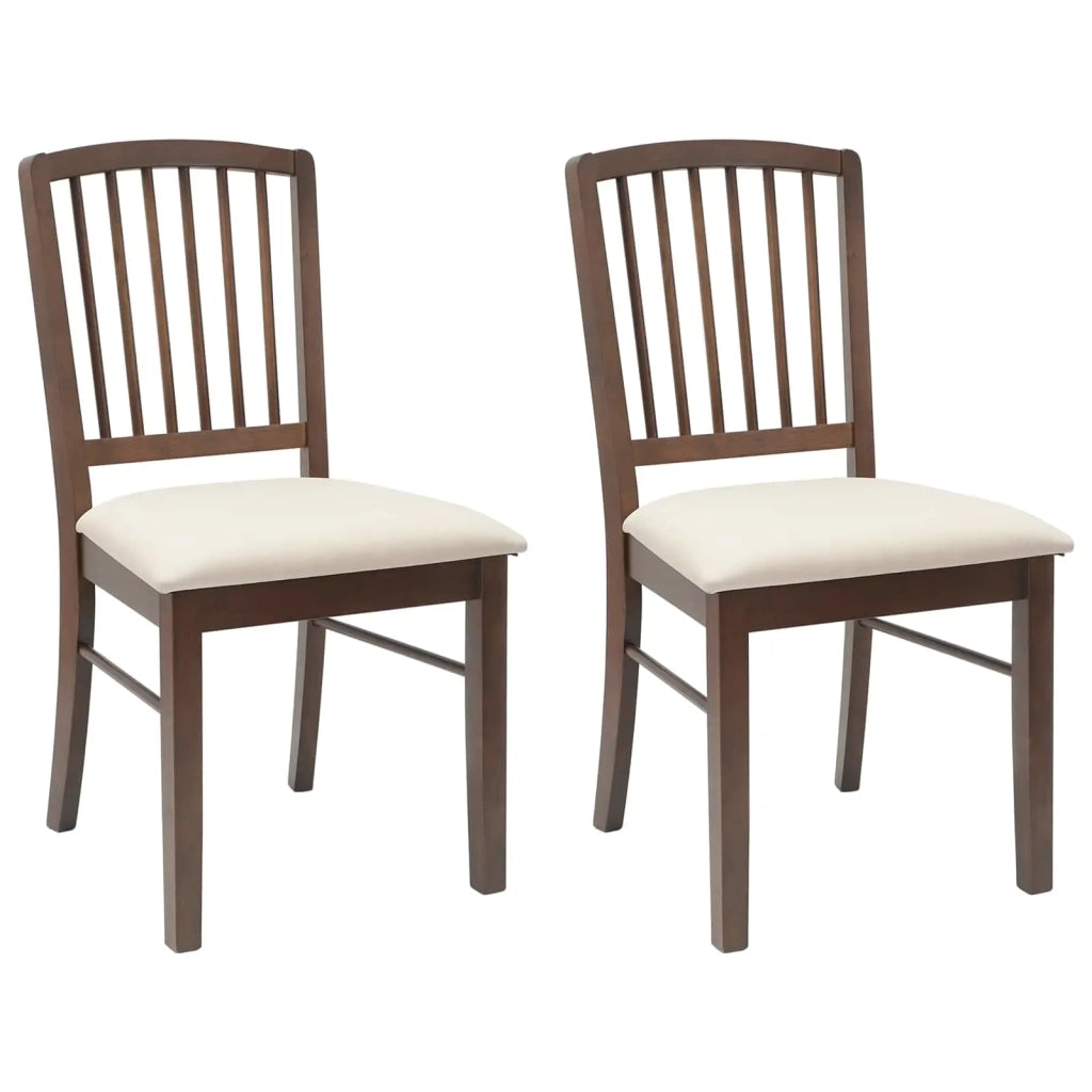 Sedie da pranzo 2 pcs Marrone Chiaro 50 x 52,5 x 91 cm 42020447