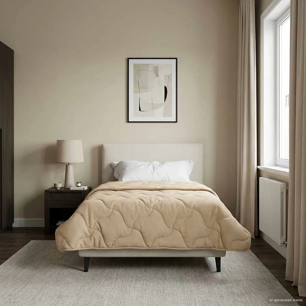 Piumone Completo Annuale Trapuntato Crema 140 x 200 cm 42026290