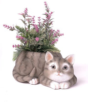 Decorazione per Gatto Moderna Scultura in Poliuretano 20cm