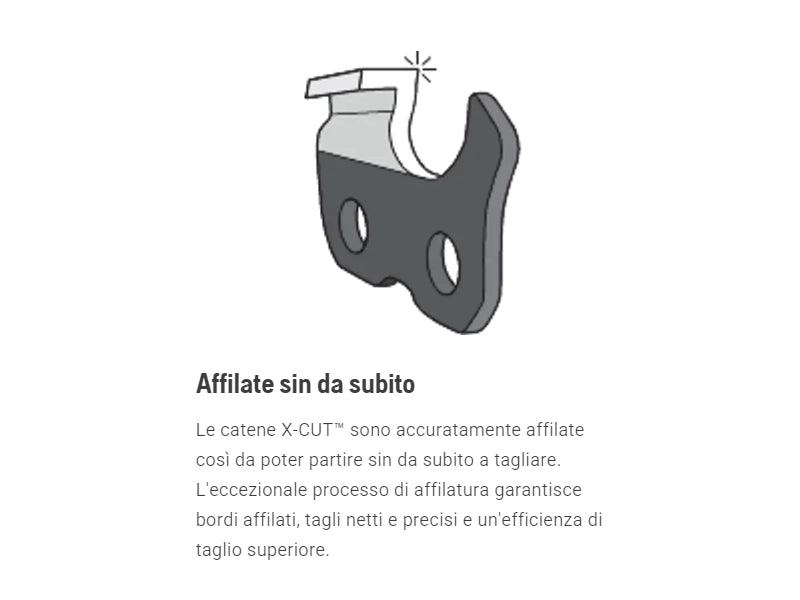 Catena Husqvarna X-Cut S35G .325 1,5 mm uso professionale - 72E