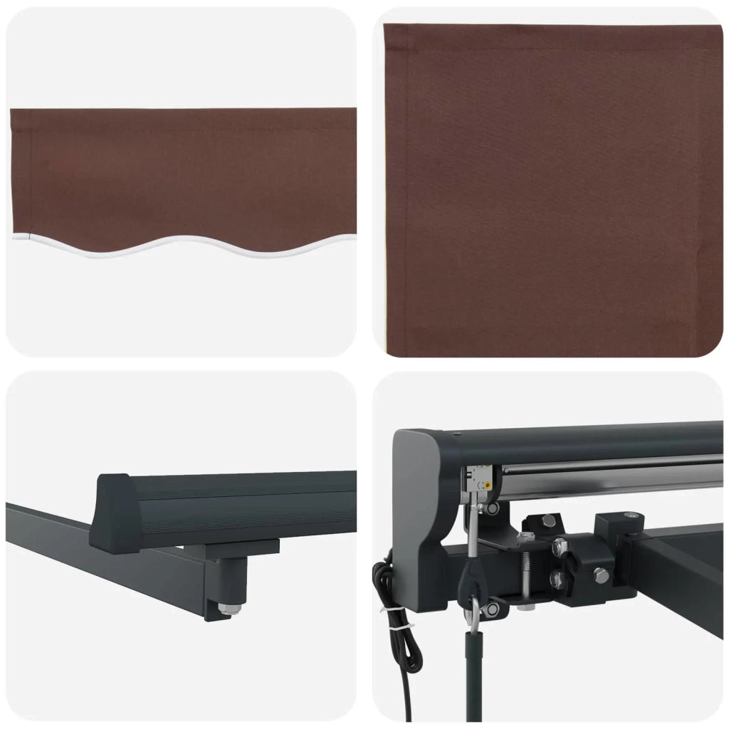 Struttura della tenda Marrone 500 × 300 cm 3331240